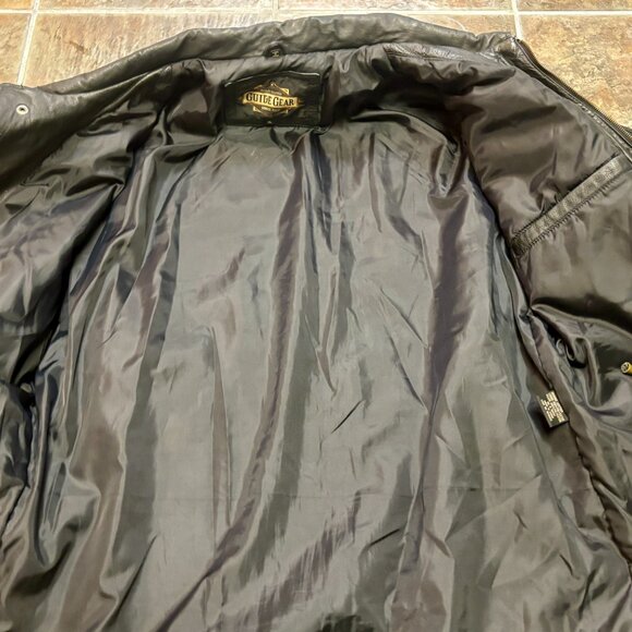 ~~Mens XL Vintage Guide Gear Leather Lined Mid-length Coat Jacket - Picture 7 of 10